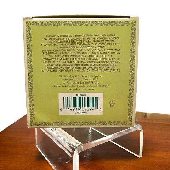 Crabtree Evelyn sarawak body butter 6.8 oz Discontinued RARE - Picture 4 of 6